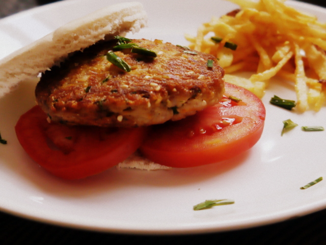 Hamburguesas de Atún y Calabaza