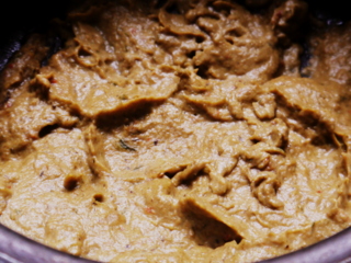 Preparación de la pasta para el relleno