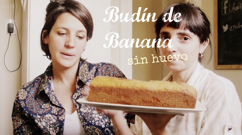 Receta de Budin de banana sin huevo