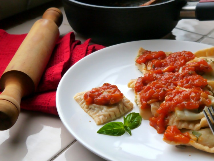 Ravioles caseros de chorizo: casi me voy de mi casa