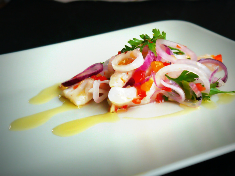 Receta de ceviche de mero