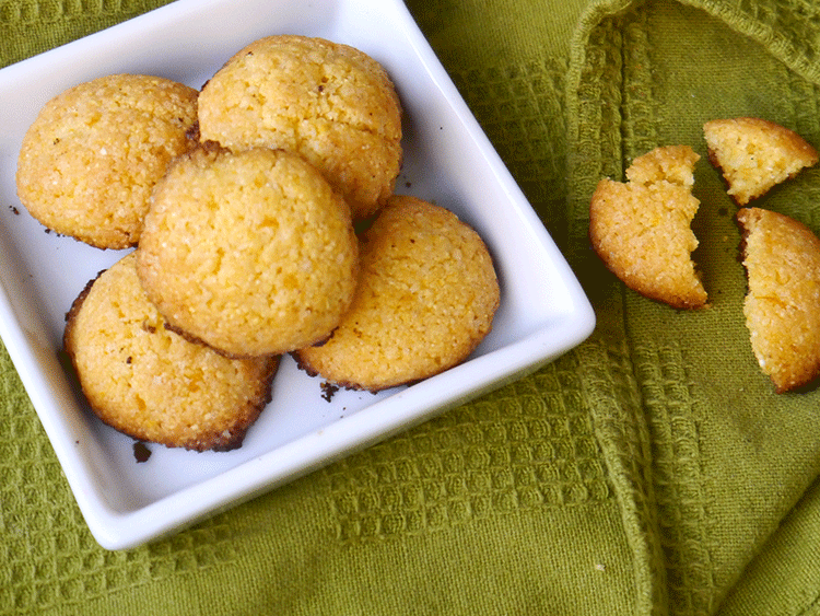 Galletitas de polenta y naranja