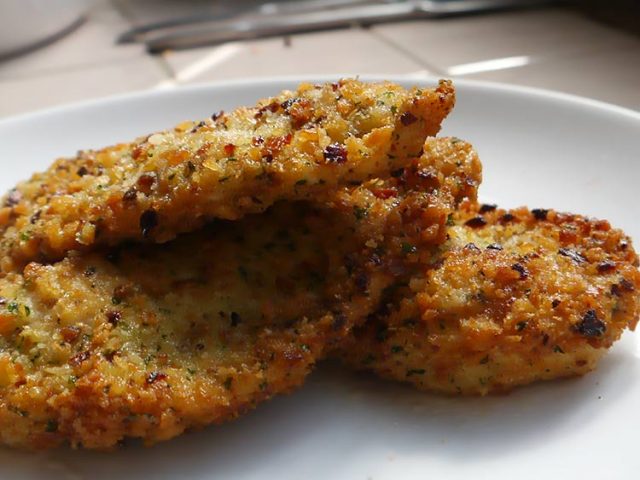 milanesa de pollo