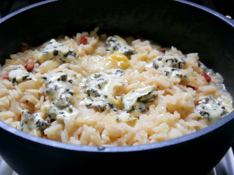 Arroz al roquefort