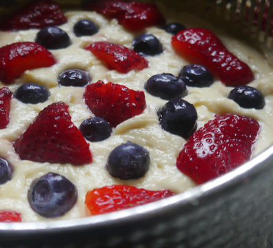 torta de frutos rojos