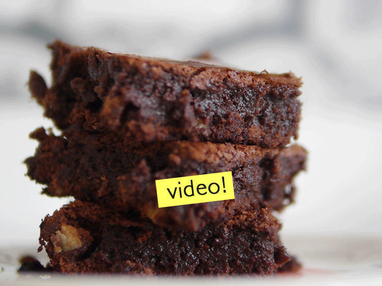 Receta de brownie de chocolate