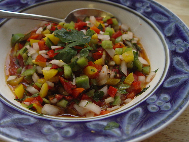 Salsa criolla receta