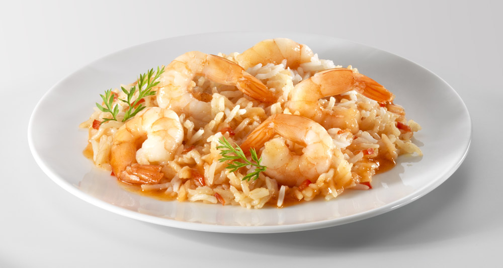 como hacer arroz con gambas