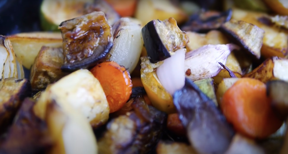 Verduras al horno receta