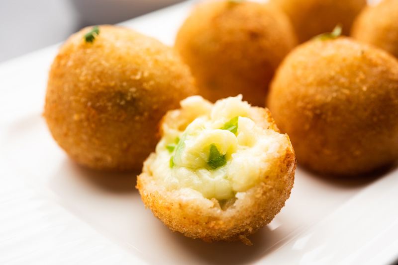 Cómo hacer croquetas de espinaca al horno y fritas