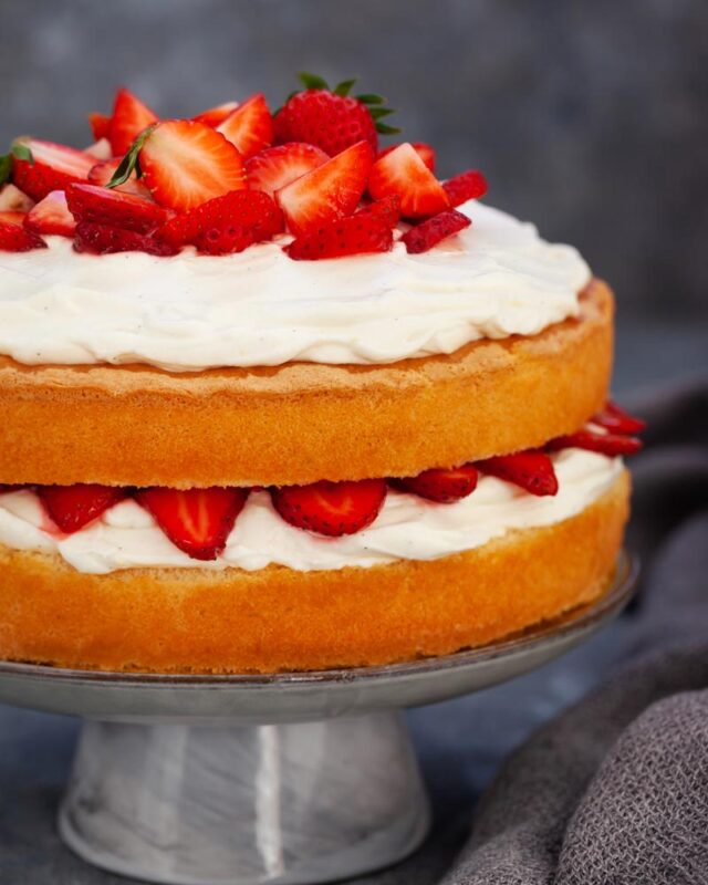 Como hacer tarta de frutilla