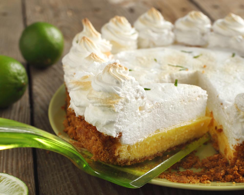 Receta de key lime pie