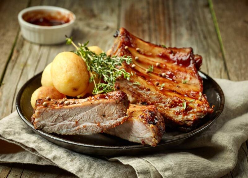 Receta de costillas del cerdo al horno