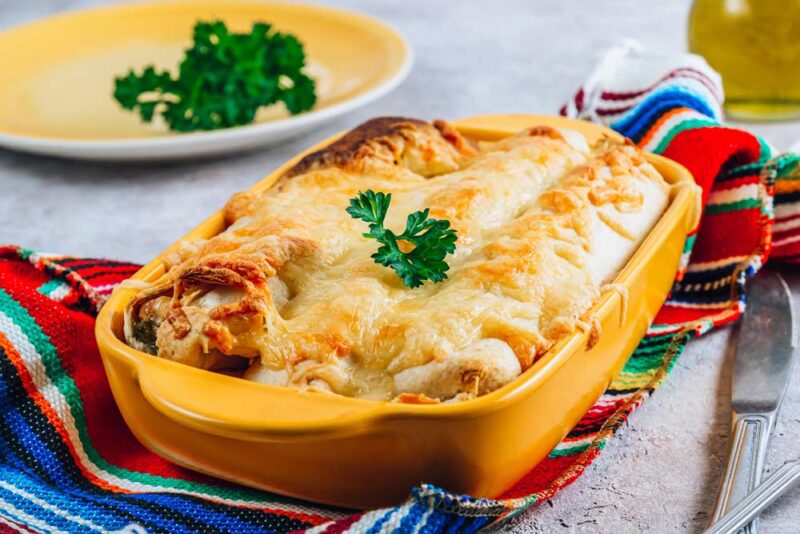 Receta de enchiladas suizas