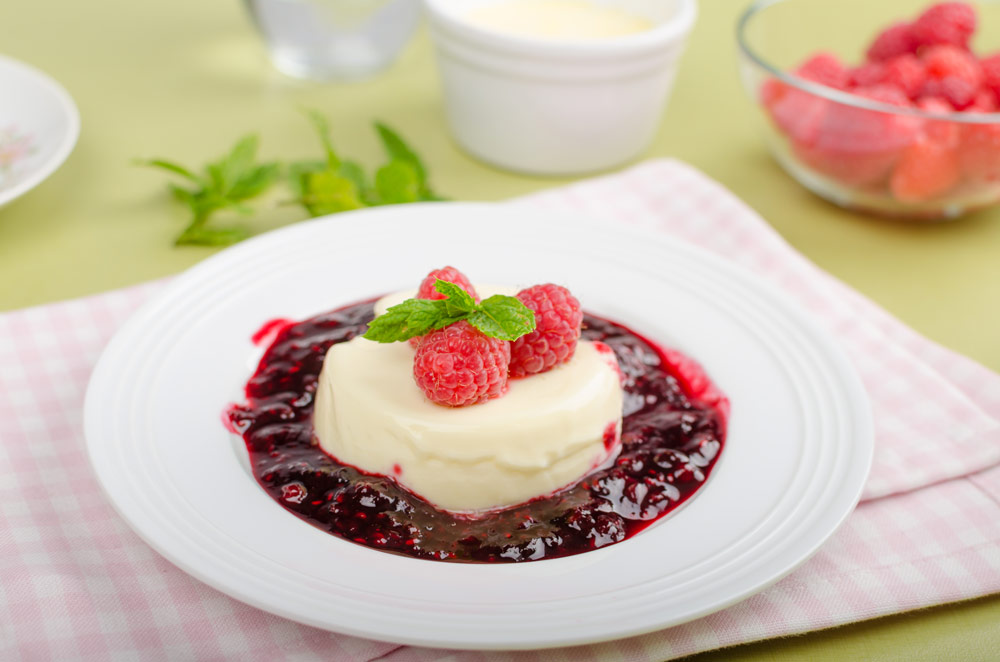 Receta de panna cotta italiana