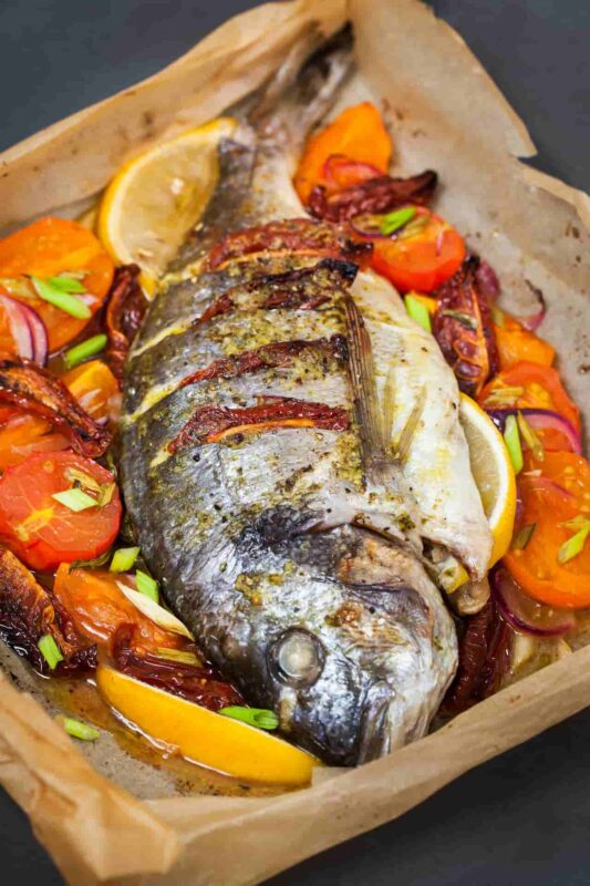 dorada al horno