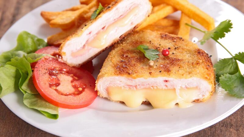 Receta de cordon bleu de pollo original