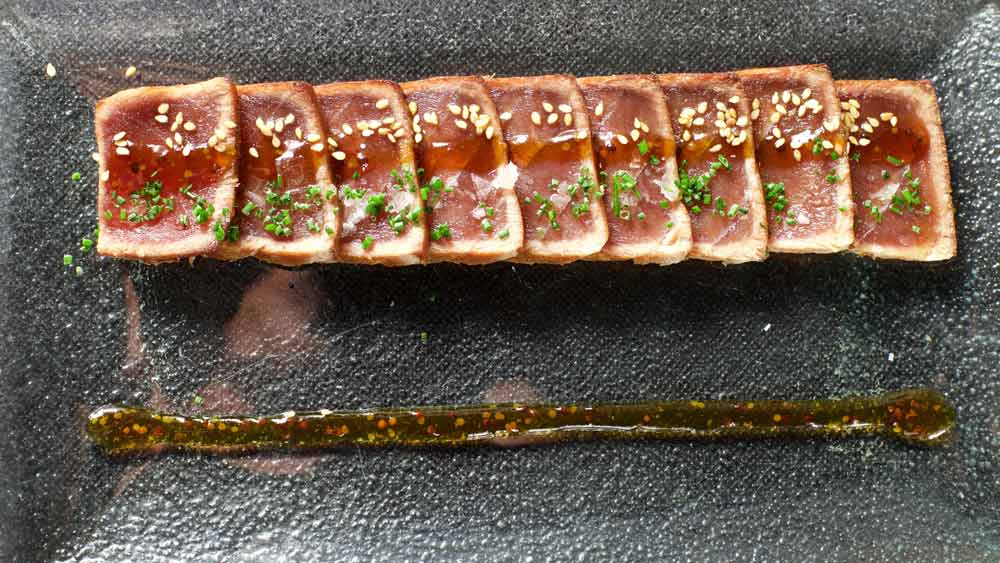 Receta de tataki de atun