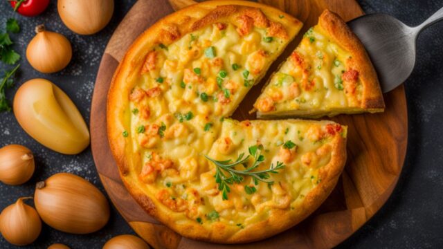 como hacer tortilla de bacalao