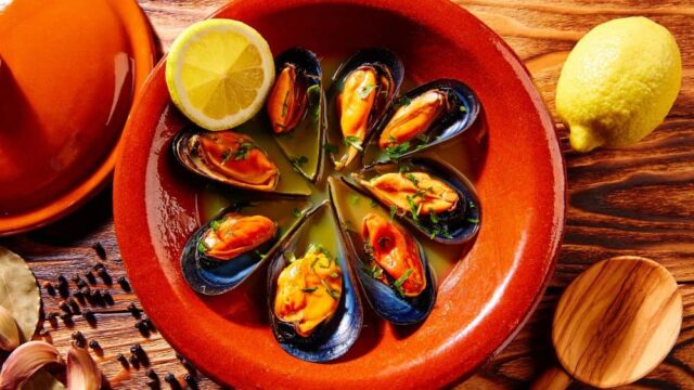 como cocinar mejillones al vapor