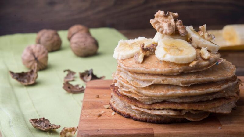 receta de tortitas de avena con platano