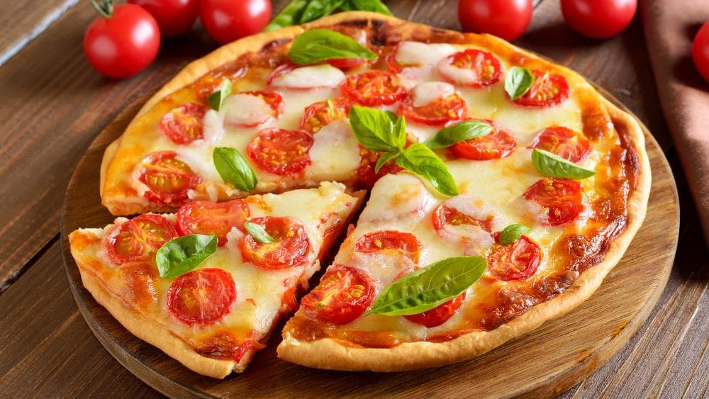 receta de pizza margarita