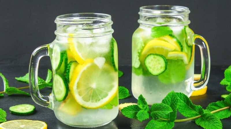 receta de agua de pepino