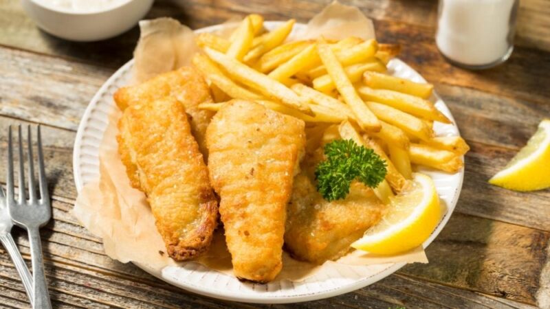 receta de fish and chips