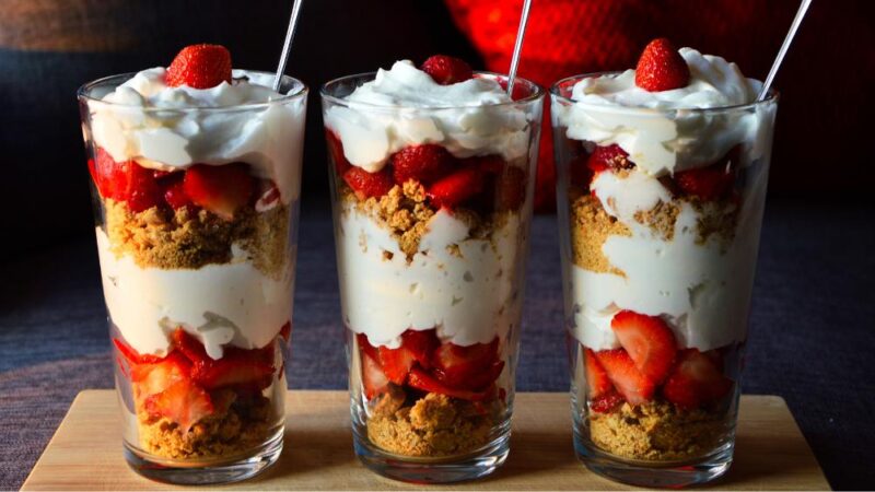 cómo hacer fresas con crema