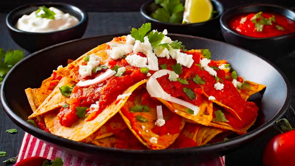 como hacer chilaquiles rojos