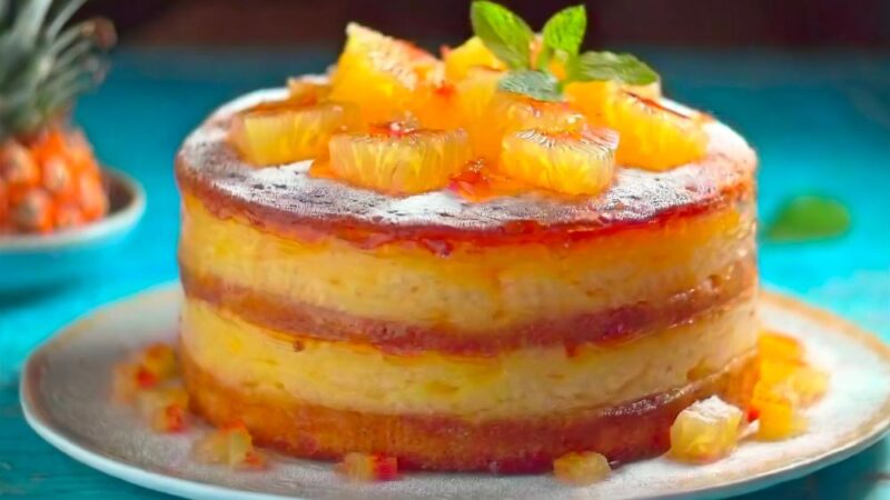 Receta de torta piña