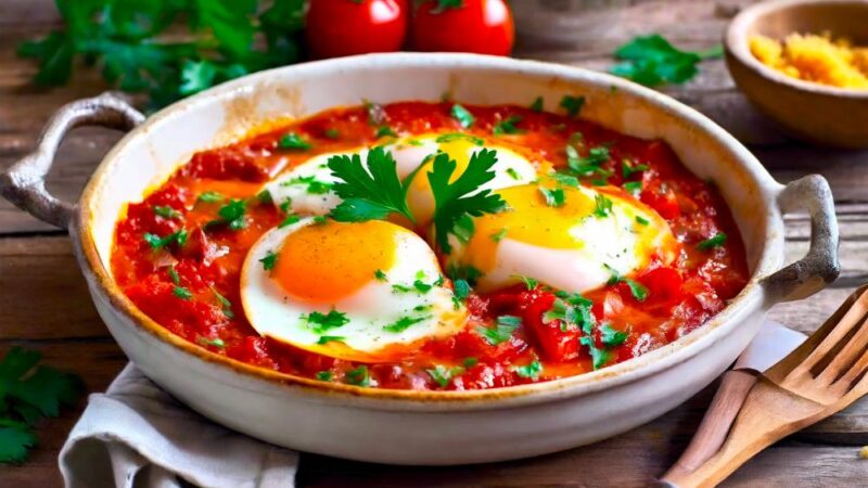 receta de shakshuka